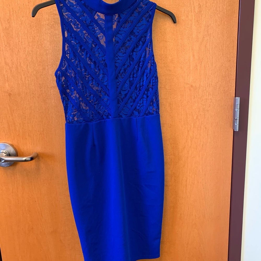 Royal blue with fitted bodies